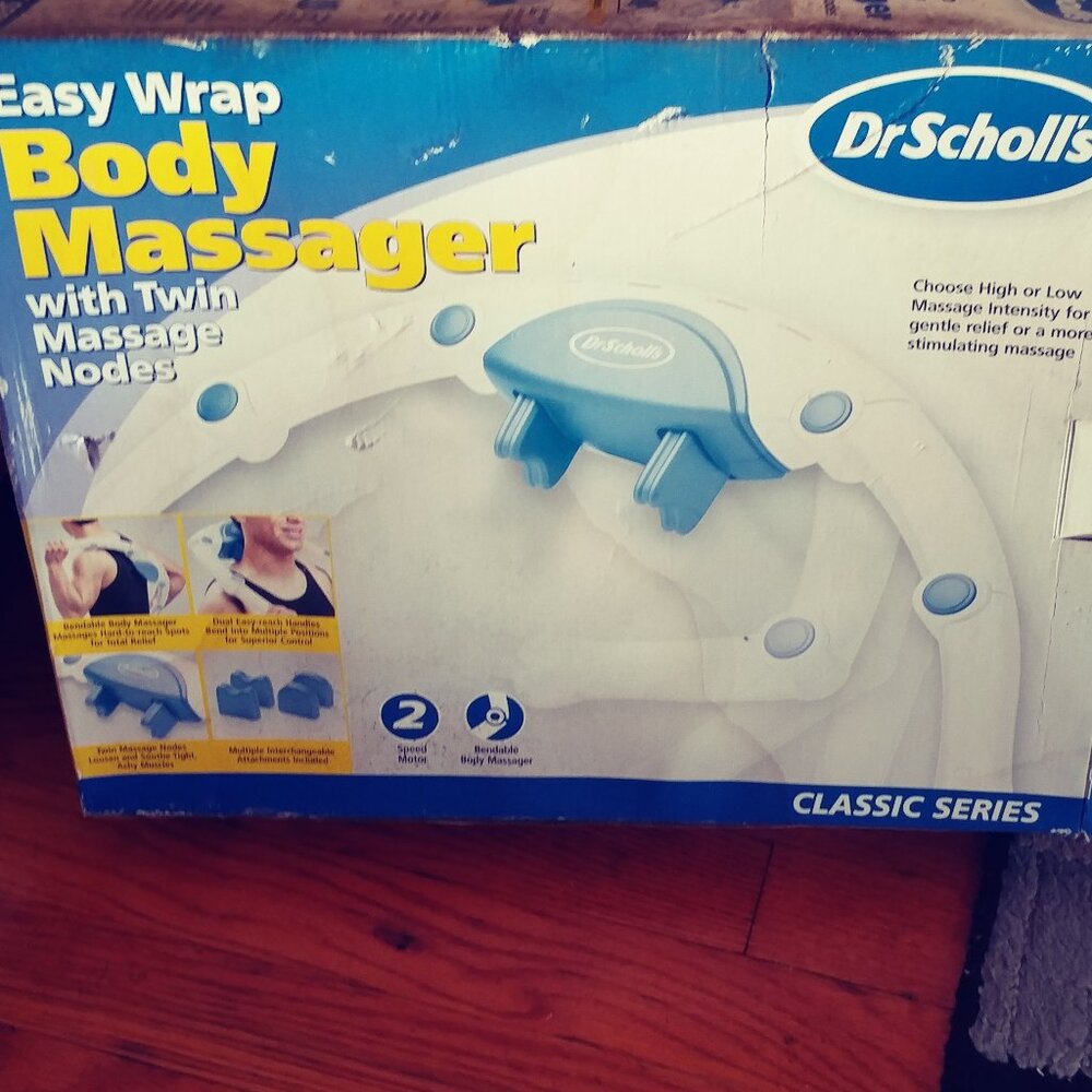 Dr. Scholl's Easy Wrap Body Massager with Twin Massage Nodes DR7536